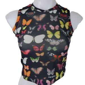 Omighty Butterfly Crop Top